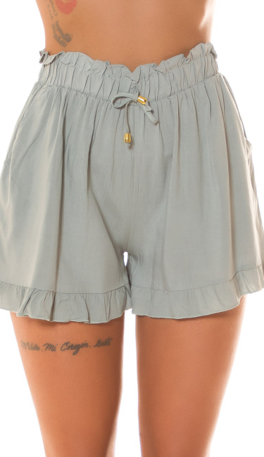 Musthave zomer hoge taille shorts groen